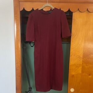 Gucci Burgundy Midi Dress